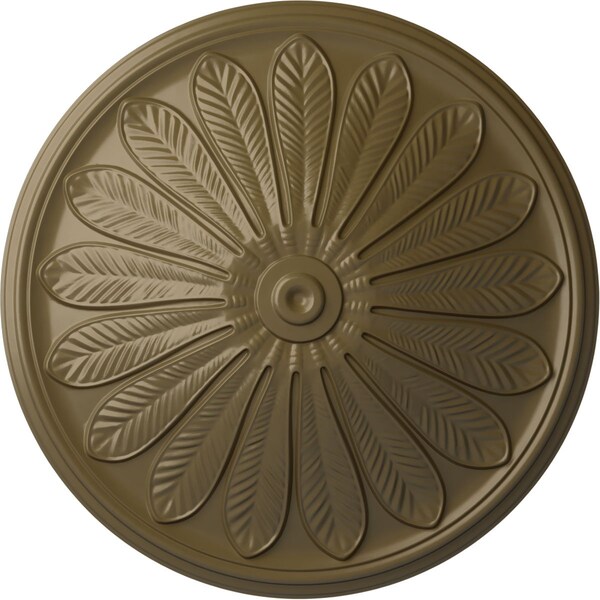 Ekena Millwork Brontes Ceiling Medallion (Fits Canopies up to 3 5/8"), 25 1/2"OD x 5 1/2"P, Mississippi Mud CM25BRMMF - main